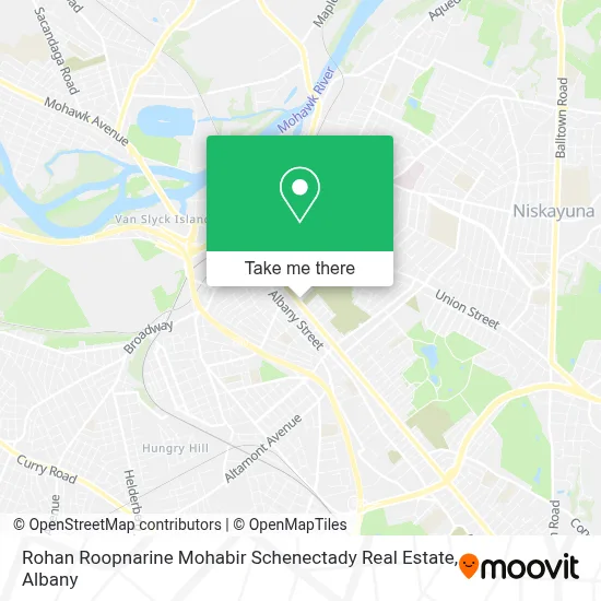 Rohan Roopnarine Mohabir Schenectady Real Estate map