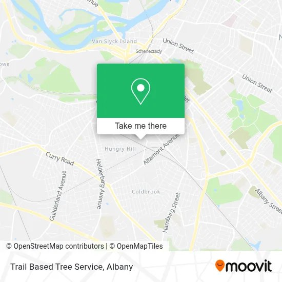 Trail Based Tree Service map
