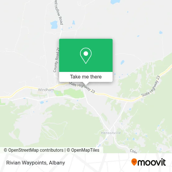 Rivian Waypoints map