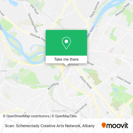 Scan: Schenectady Creative Arts Network map