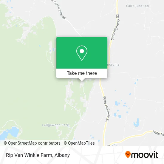Rip Van Winkle Farm map