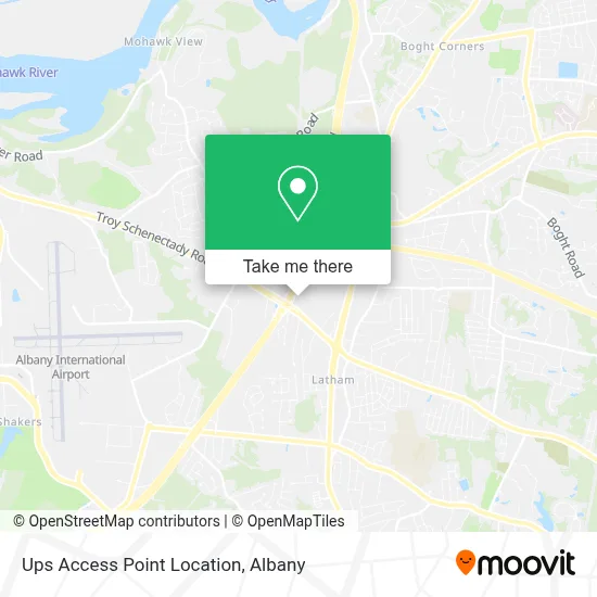 Ups Access Point Location map