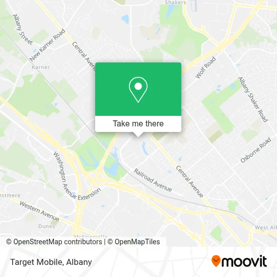 Target Mobile map