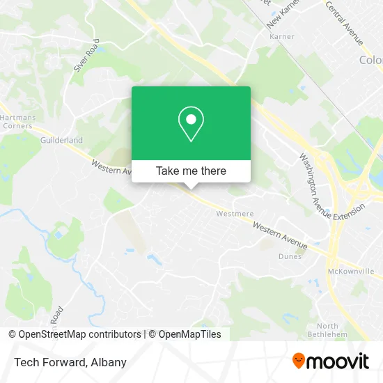 Tech Forward map