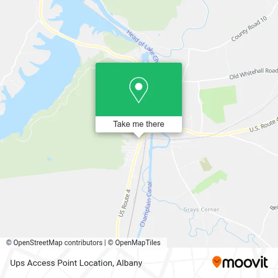Ups Access Point Location map
