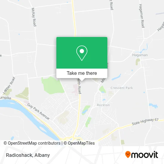 Radioshack map