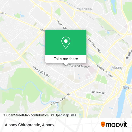 Albany Chiropractic map