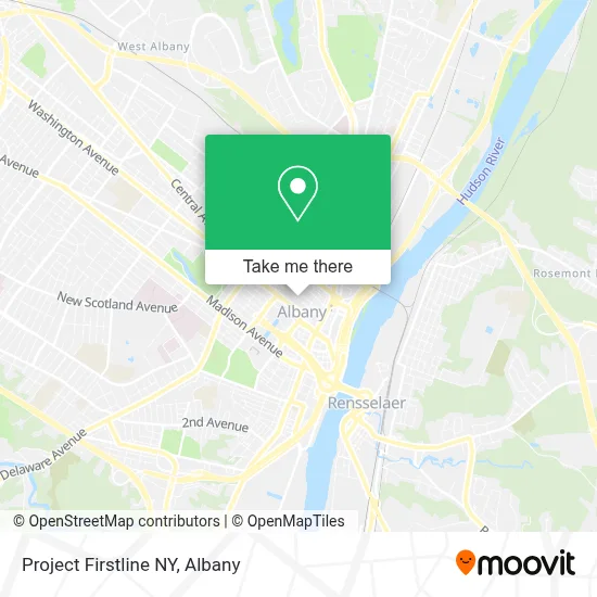 Project Firstline NY map