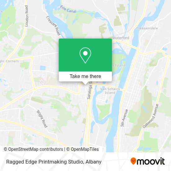 Mapa de Ragged Edge Printmaking Studio