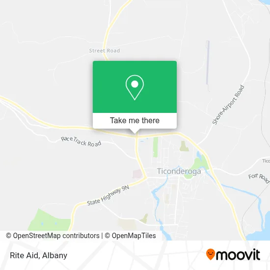 Mapa de Rite Aid