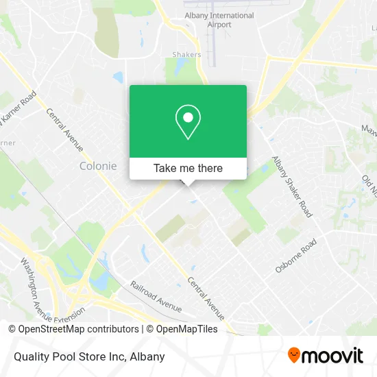 Quality Pool Store Inc map