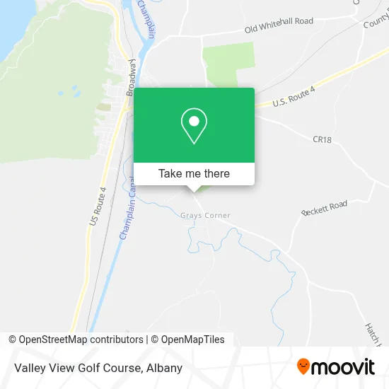 Valley View Golf Course map