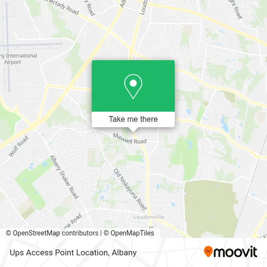 Ups Access Point Location map