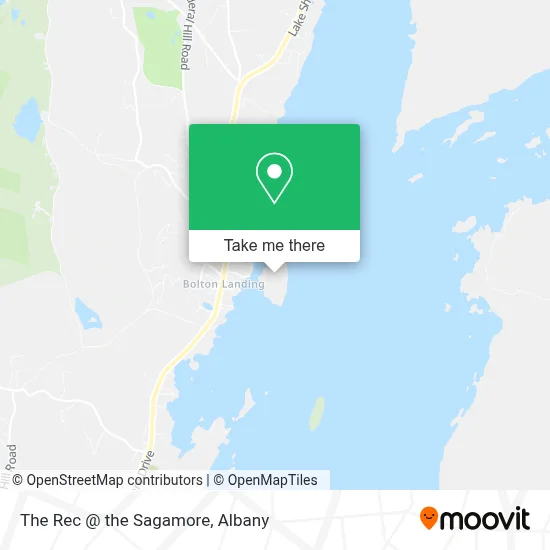 The Rec @ the Sagamore map