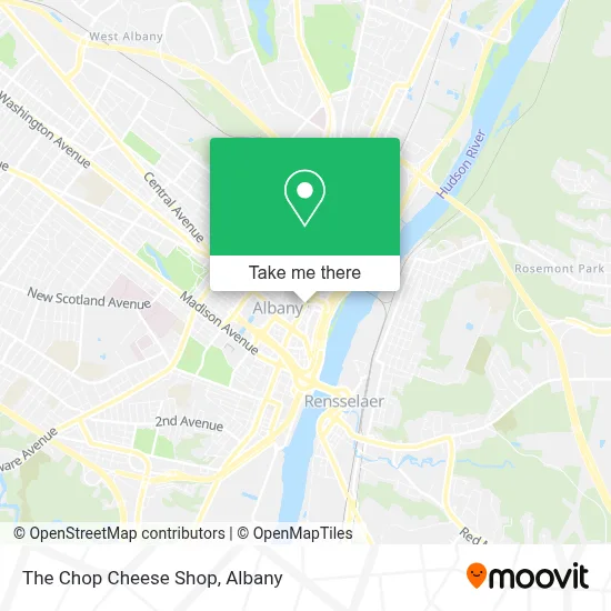 The Chop Cheese Shop map