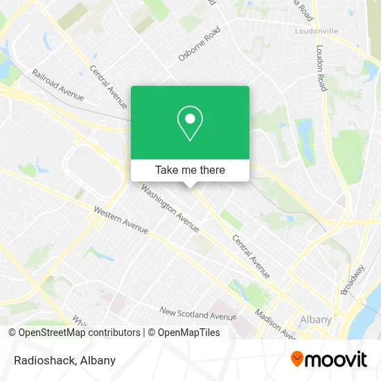 Radioshack map