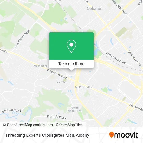 Threading Experts Crossgates Mall map