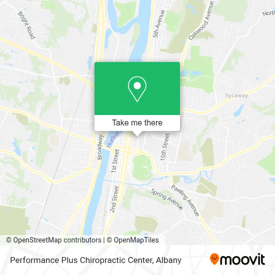 Mapa de Performance Plus Chiropractic Center
