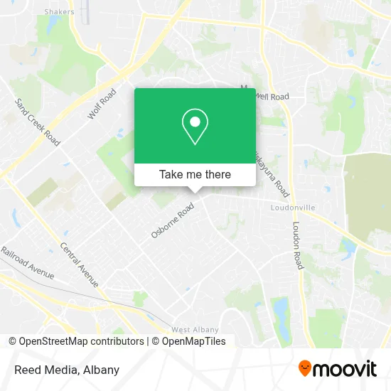 Reed Media map