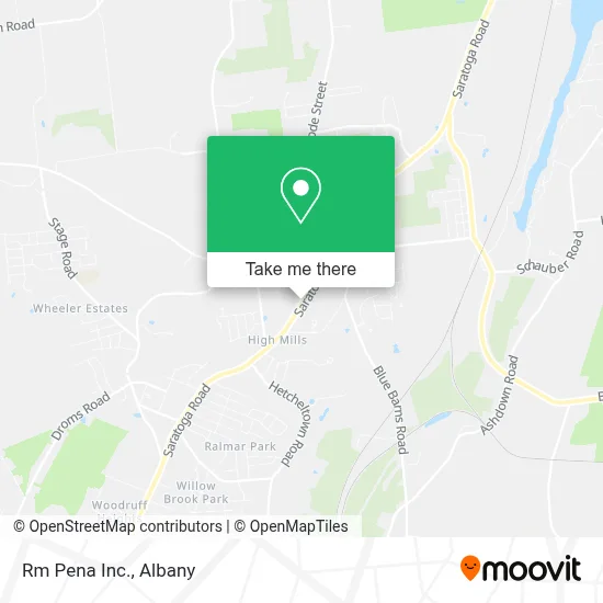 Rm Pena Inc. map