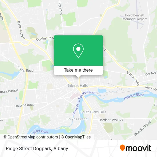 Ridge Street Dogpark map