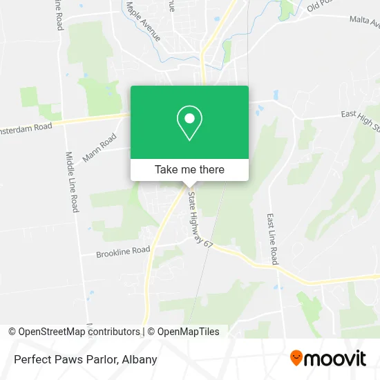 Perfect Paws Parlor map