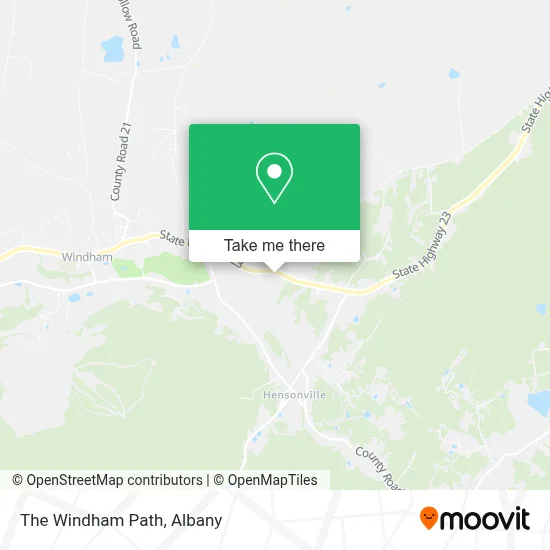 The Windham Path map
