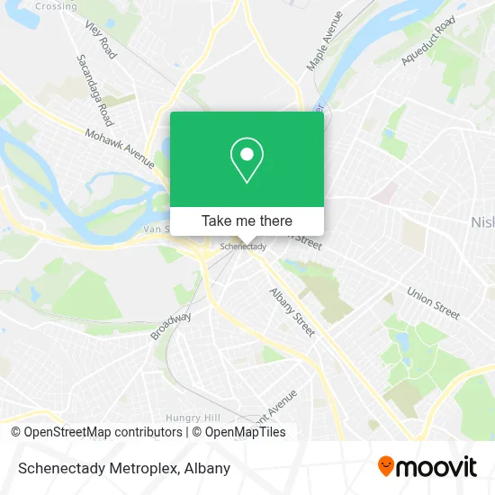 Schenectady Metroplex map