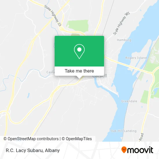R.C. Lacy Subaru map