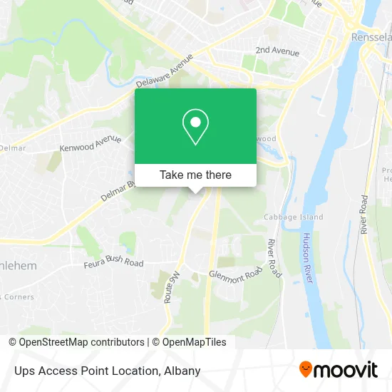 Ups Access Point Location map
