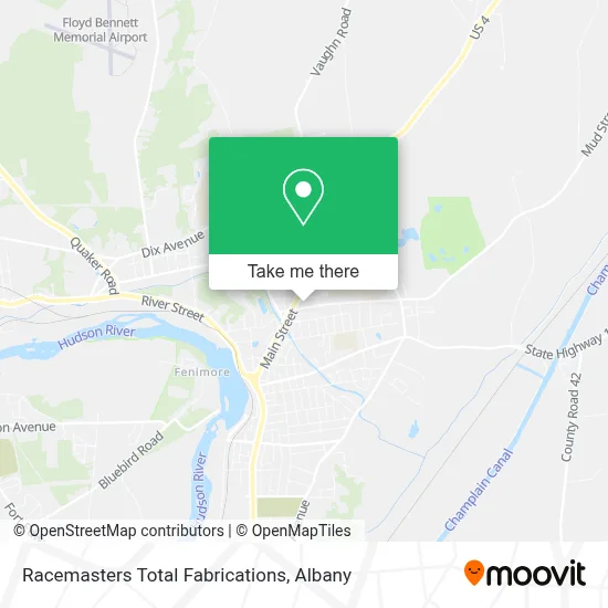 Racemasters Total Fabrications map