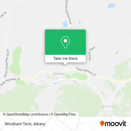 Windham Tech map