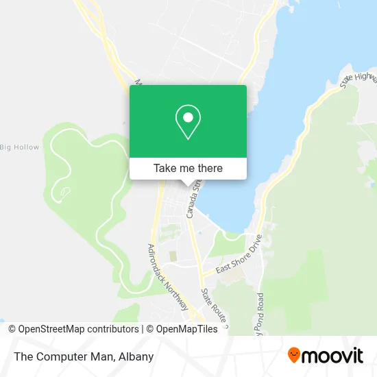 The Computer Man map