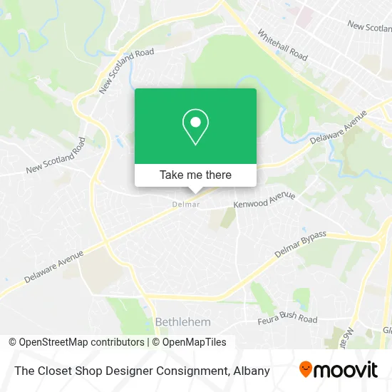 The Closet Shop Designer Consignment map