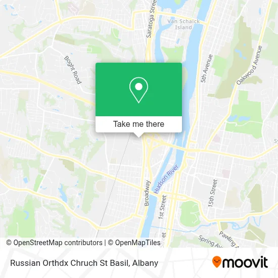 Russian Orthdx Chruch St Basil map