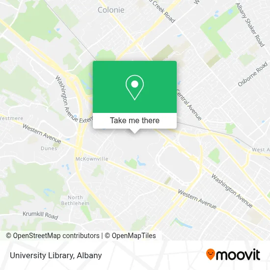 University Library map