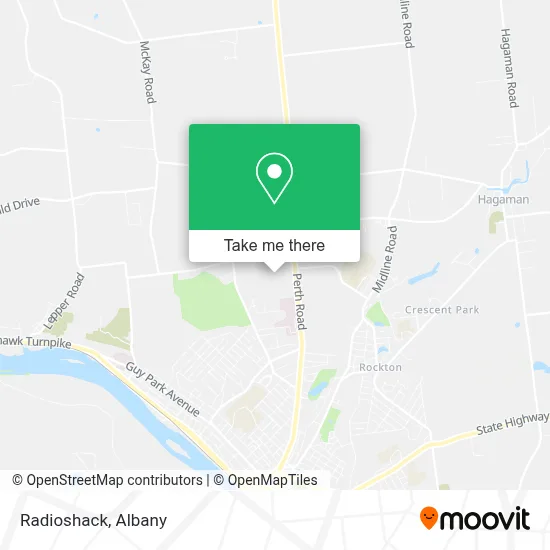 Radioshack map