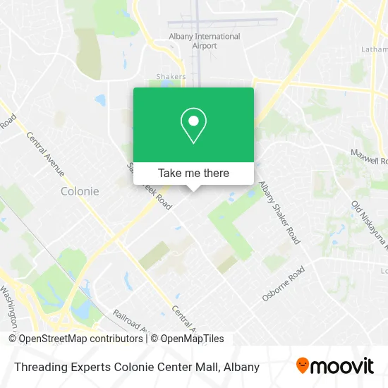 Threading Experts Colonie Center Mall map