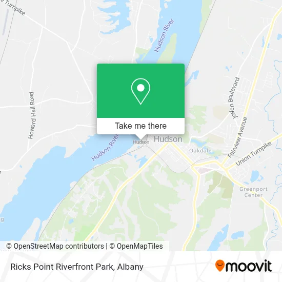 Ricks Point Riverfront Park map