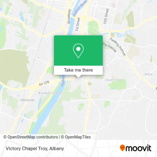 Victory Chapel Troy map
