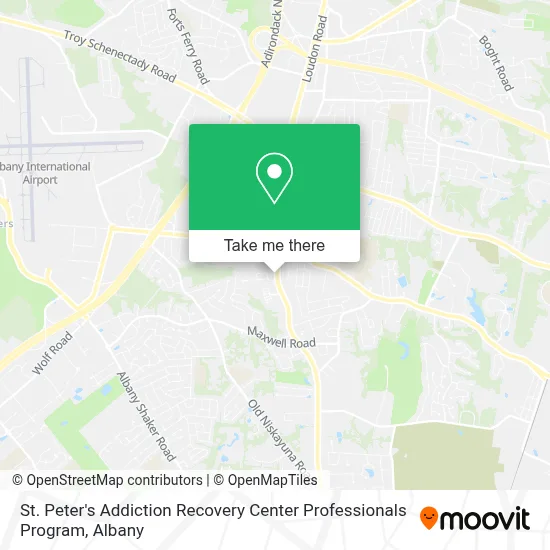 Mapa de St. Peter's Addiction Recovery Center Professionals Program