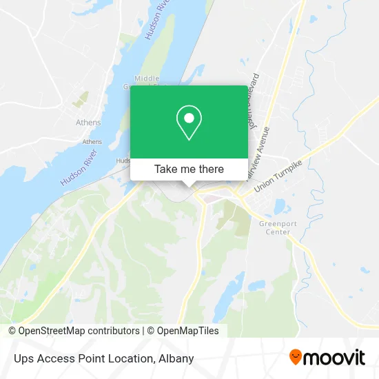 Ups Access Point Location map