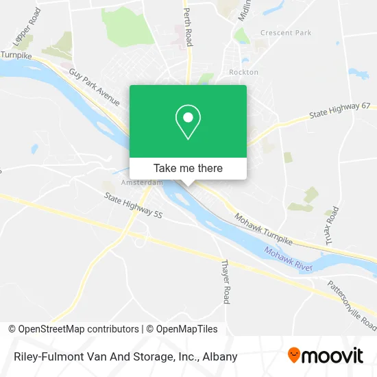 Riley-Fulmont Van And Storage, Inc. map