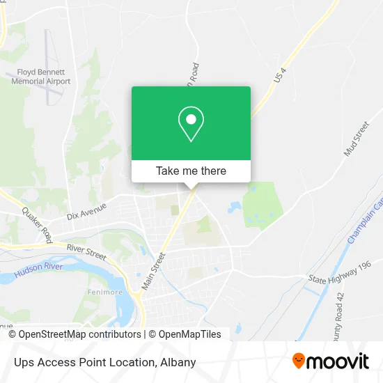 Ups Access Point Location map