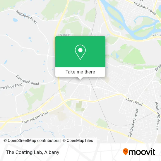The Coating Lab map