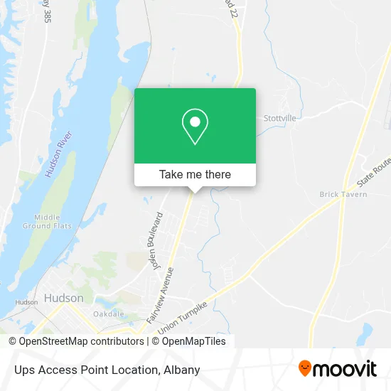Ups Access Point Location map