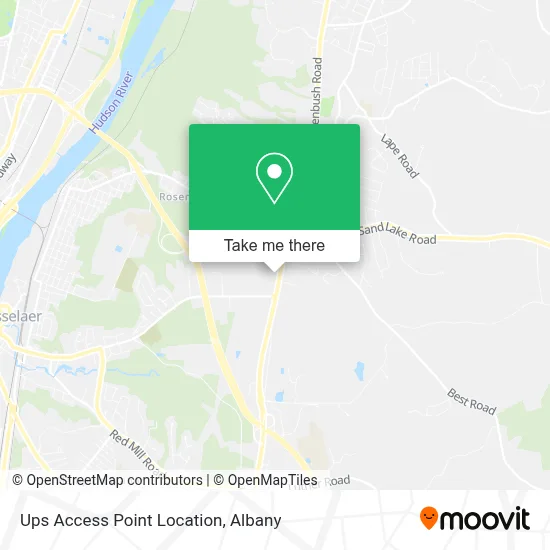 Ups Access Point Location map