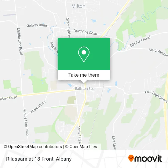 Rilassare at 18 Front map