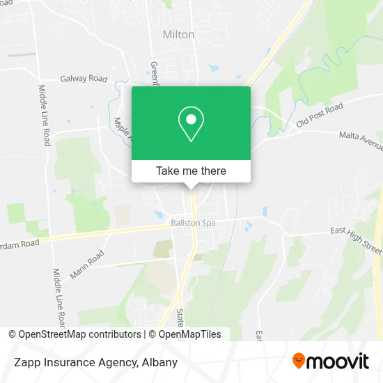 Zapp Insurance Agency map