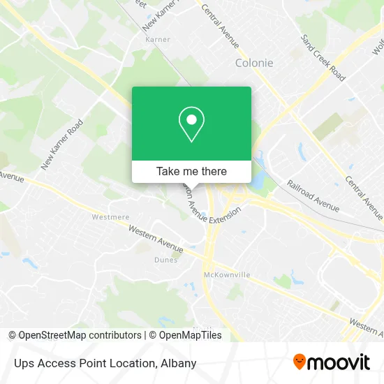 Ups Access Point Location map
